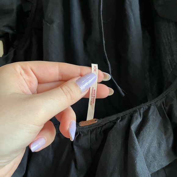 Free People Low Back Dress with Bow Detail - Picture 3 of 5